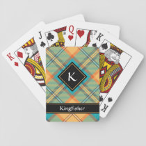 Kingfisher Tartan Playing Cards