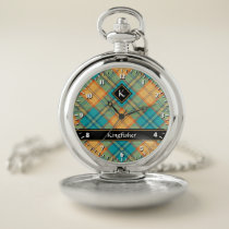 Kingfisher Tartan Pocket Watch