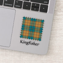 Kingfisher Tartan Sticker