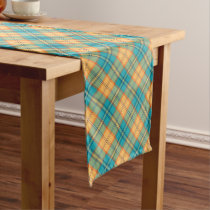 Kingfisher Tartan Table Runner