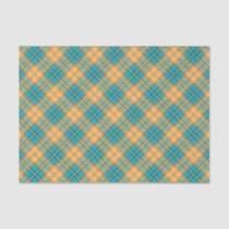 Kingfisher Tartan Tissue Paper
