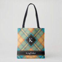 Kingfisher Tartan Tote Bag