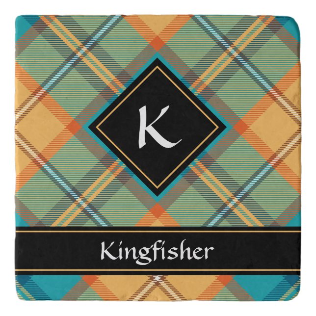 Kingfisher Tartan Trivet (Front)
