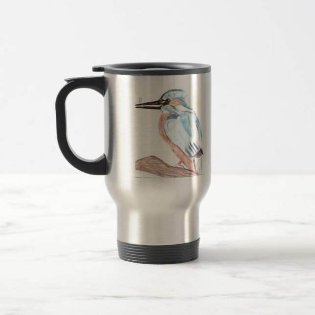 Kingfisher Travel Mug (Left)