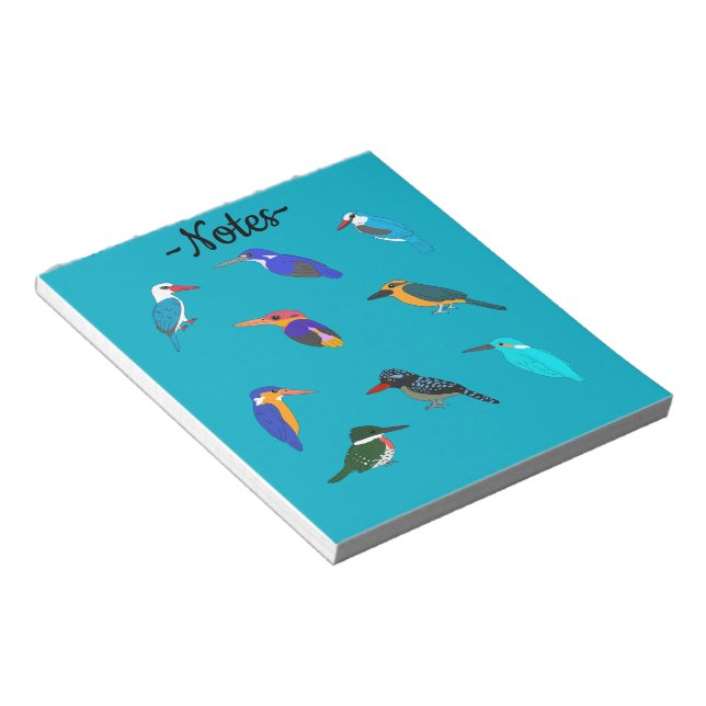 Kingfishers Notepad (Angled)
