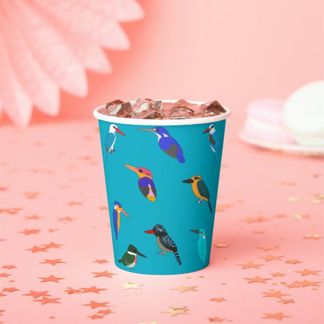 Kingfishers  paper cups (Insitu)