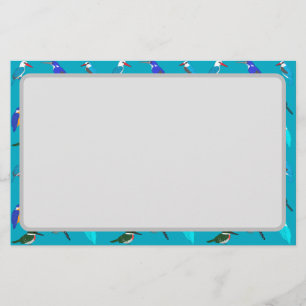 Kingfishers stationery