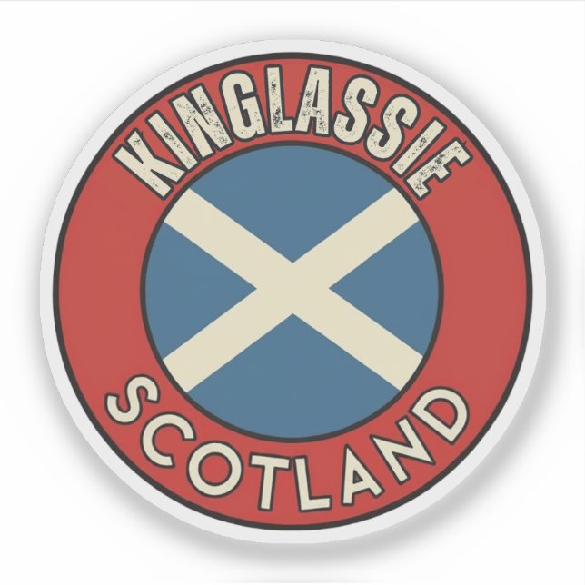 Kinglassie, Scotland Sticker (Front)