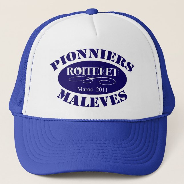 Kinglet color trucker hat (Front)