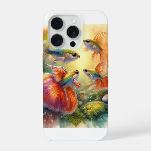 Kinglet Fish 270524AREF110 _ Watercolor iPhone 15 Pro Case