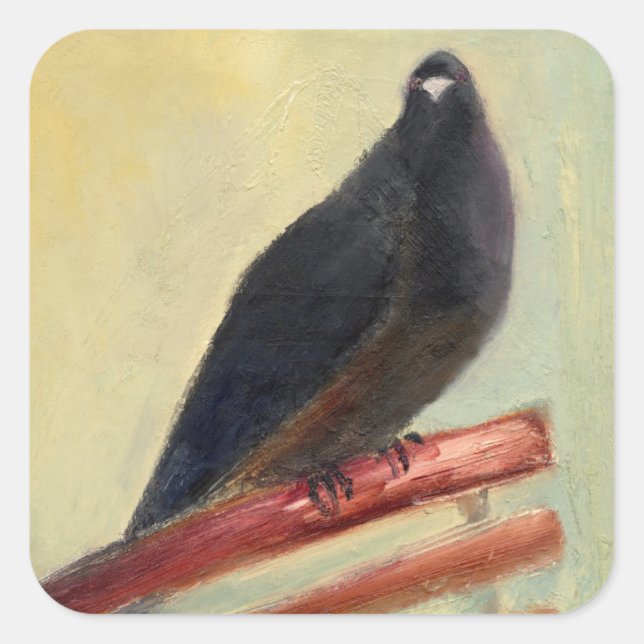 Kingly Court Pigeon 2013 Square Sticker (Front)