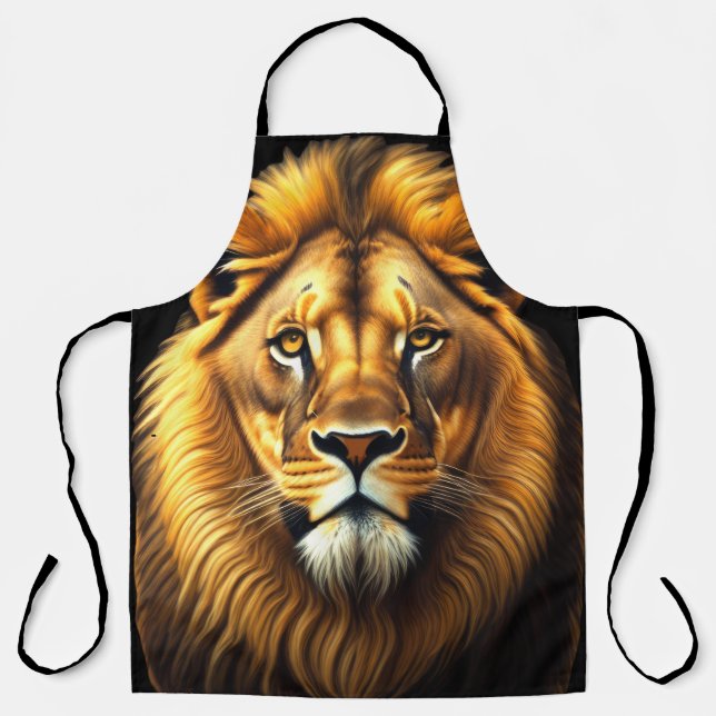 Kingly Lion Apron (Front)