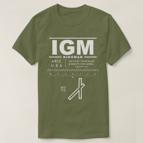 Kingman Airport IGM T_Shirt