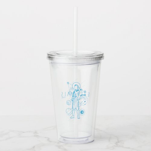 Kingo Astrometry Outline Acrylic Tumbler