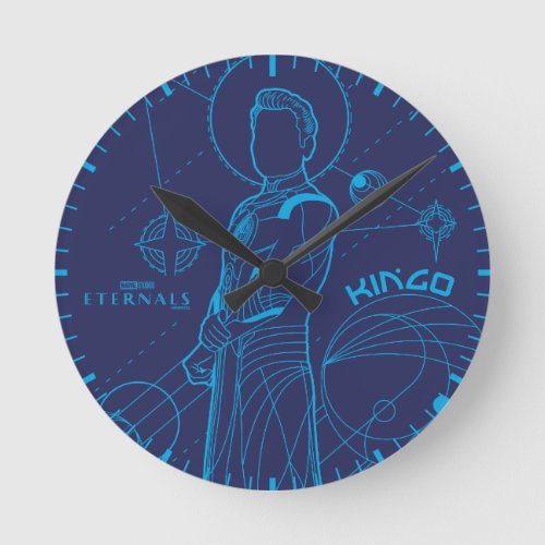 Kingo Astrometry Outline Round Clock