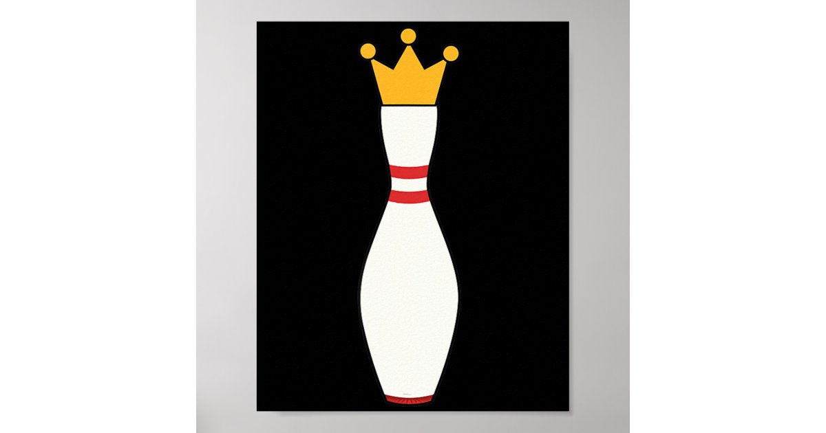 Kingpin Bowling League Gift Poster Zazzle