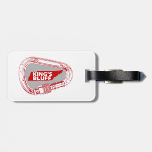 King's Bluff Tennessee Rock Climbing Carabiner Luggage Tag