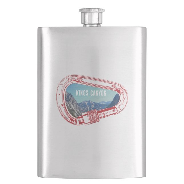 Kings Canyon Climbing Carabiner Flask (Front)