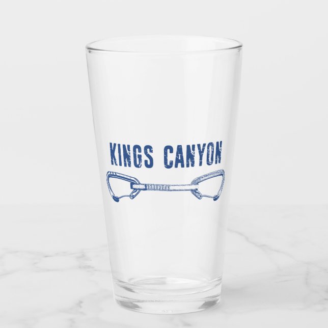 Kings Canyon Climbing Quickdraw Glass (Front)