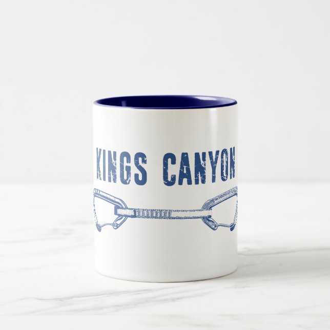 Kings Canyon Climbing Quickdraw Two-Tone Coffee Mug (Center)