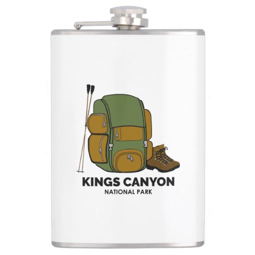 Kings Canyon National Park Backpack Flask