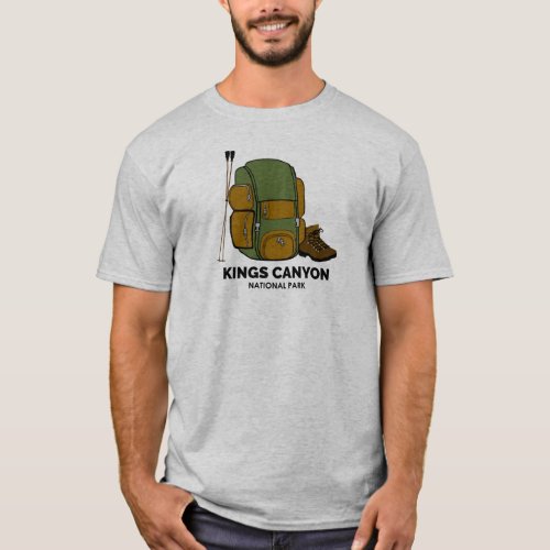 Kings Canyon National Park Backpack T_Shirt