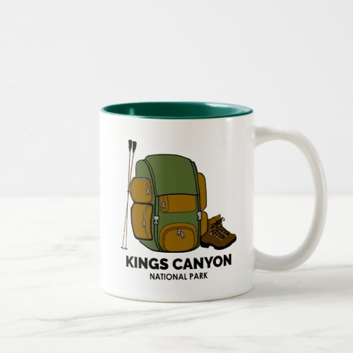 Kings Canyon National Park Backpack Two_Tone Coffee Mug