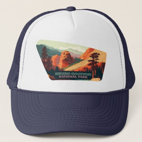 Kings Canyon National Park California Mountains Trucker Hat