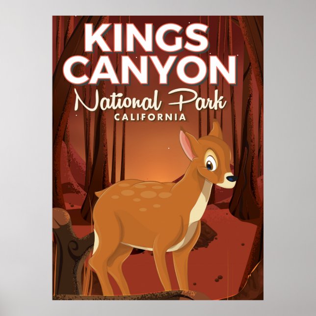 Kings Canyon national park California Poster (Front)