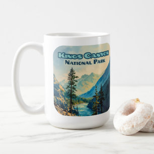 Kings Canyon National Park California Vintage Coffee Mug
