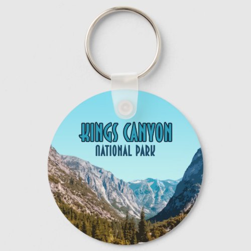 Kings Canyon National Park California Vintage Keychain