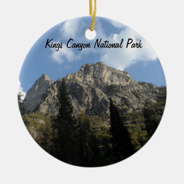 Kings Canyon National Park Ceramic Ornament (Front)