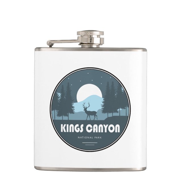 Kings Canyon National Park Deer Flask (Front)