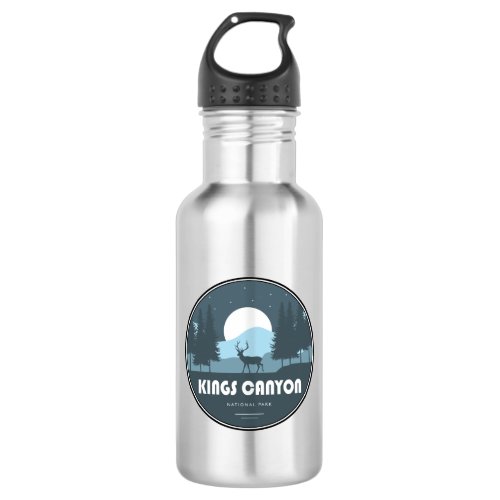 Kings Canyon National Park Deer Stainless Steel Water Bottle