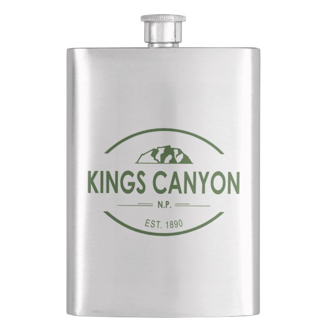 Kings Canyon National Park Flask (Front)