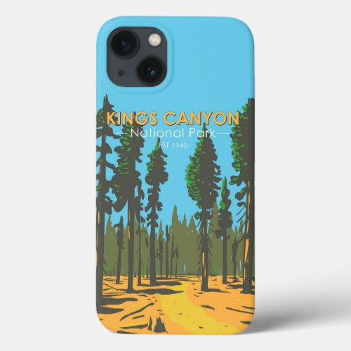 Kings Canyon National Park General Grant Vintage  iPhone 13 Case
