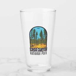 Kings Canyon National Park General Grant Vintage  Glass