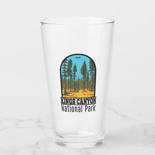 Kings Canyon National Park General Grant Vintage  Glass