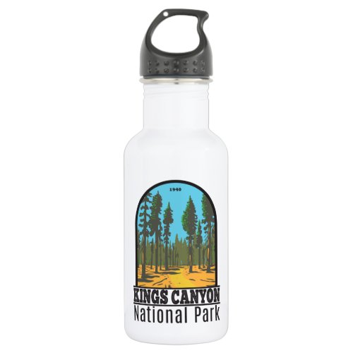 Kings Canyon National Park General Grant Vintage  Stainless Steel Water Bottle