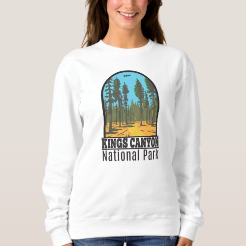 Kings Canyon National Park General Grant Vintage  Sweatshirt