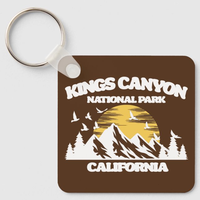 Kings Canyon National Park Keychain (Front)