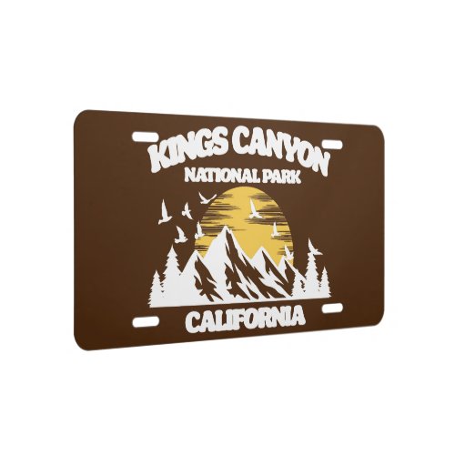Kings Canyon National Park License Plate