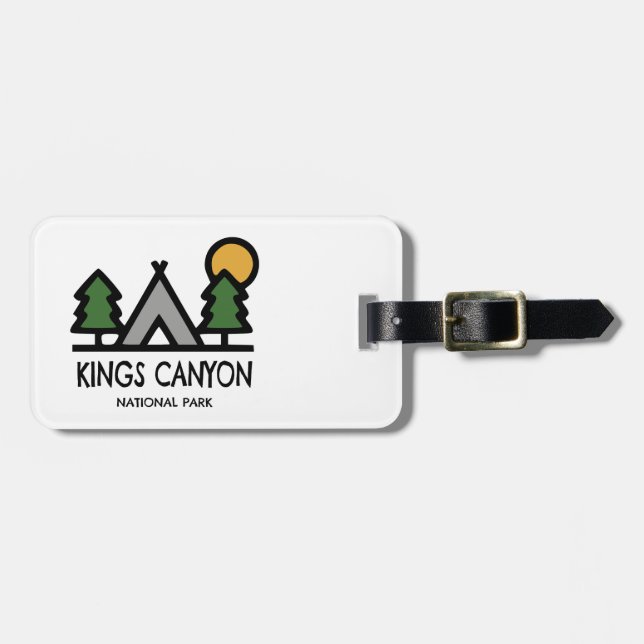 Kings Canyon National Park Luggage Tag (Front Horizontal)