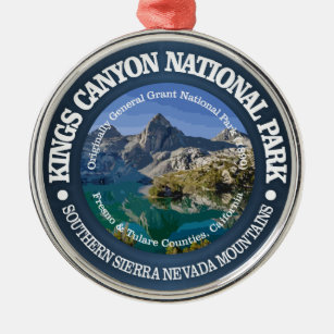 Kings Canyon National Park Metal Ornament