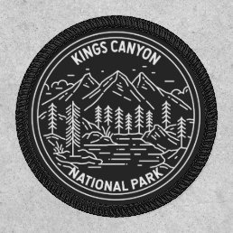 Kings Canyon National Park Monoline  Patch