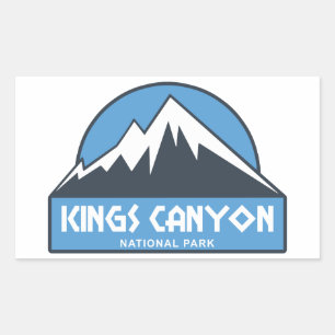 Kings Canyon National Park Rectangular Sticker