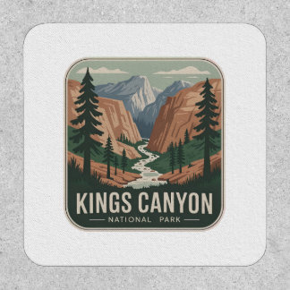 Kings Canyon National Park Retro Badge