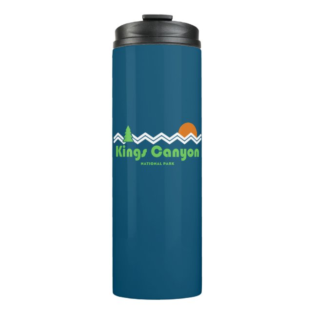 Kings Canyon National Park Retro Thermal Tumbler (Front)