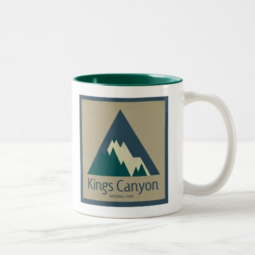 Kings Canyon National Park Rustic Two_Tone Coffee Mug