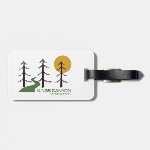 Kings Canyon National Park Trail Luggage Tag